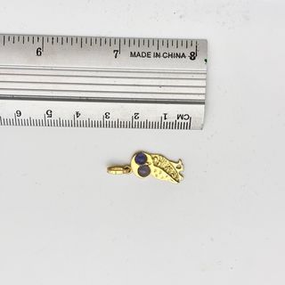 Colgante de oro 18kt buho