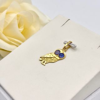 Colgante de oro 18kt buho