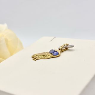 Colgante de oro 18kt buho