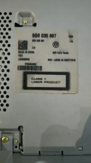 Radio Volkswagen Golf 7