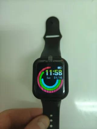 Reloj Inteligente Negro Nuevo