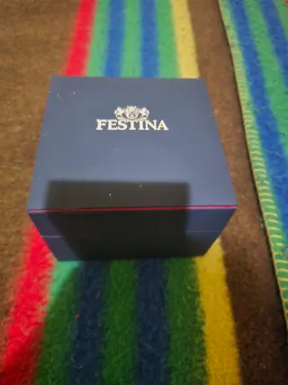 Reloj Festina doble chapado de Oro Original.