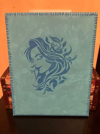 Lienzo pintado a mano 2 unidades