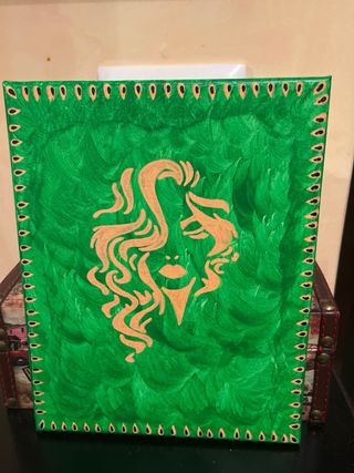 Lienzo pintado a mano 2 unidades