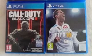 PS4 (PlayStation 4) con 3 mandos y 4 juegos