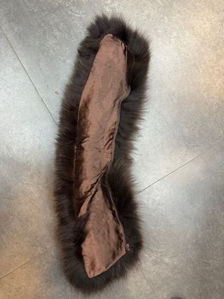 Collo di pelliccia marrone