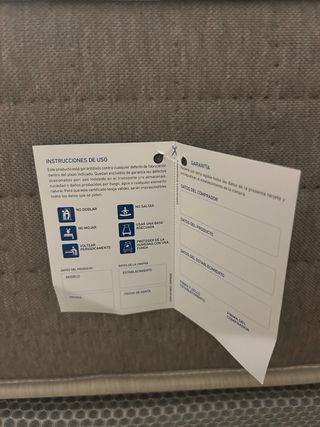 Colchón 1.5x2m Nuevo con Etiqueta