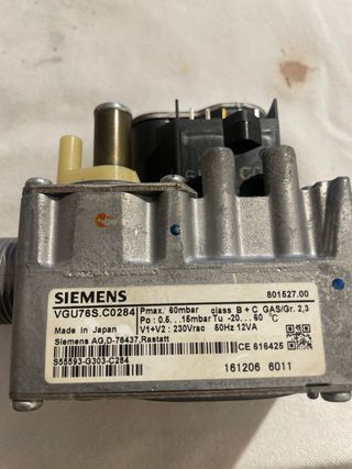 Válvula Gas Siemens caldera Intergas VGU76S