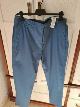 Pantalón de caballero azul