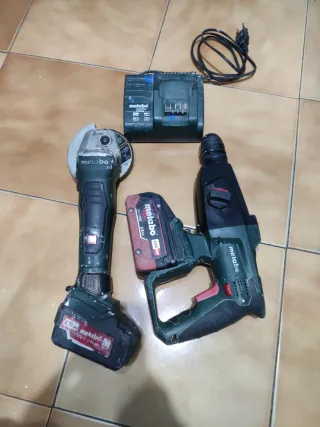 Amoladora y Martillo Percutor Metabo