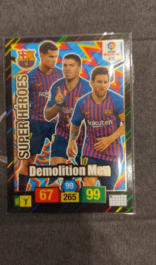 Cromo Superhéroes FC Barcelona - Demolition Men