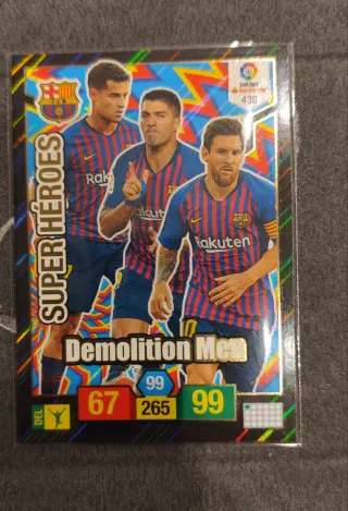 Cromo Superhéroes FC Barcelona - Demolition Men