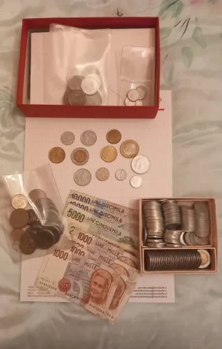 Lotto Monete e Banconote Italiane