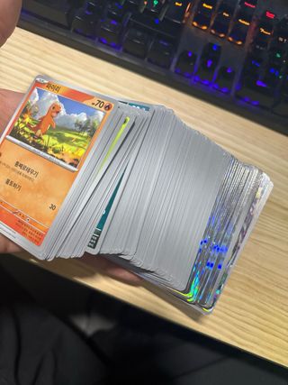 Lote Pokémon 151 Coreano Mas de 170 cromos De todo