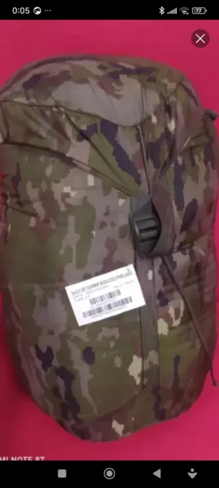 Saco de Dormir Camuflaje Pixelado