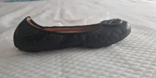 Manoletinas negras mujer