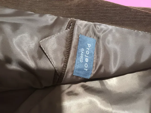 Chaqueta de pana marrón caballero