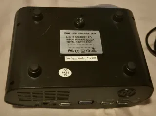 Proyector SOUNDD Negro/Plateado