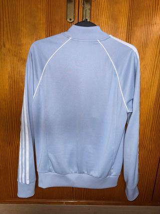 Sudadera Adidas Originals Azul y Blanca