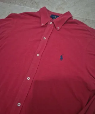 Camisa Polo Ralph Lauren Talla L Roja