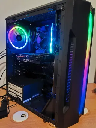 PC Gaming i5 10400f Negro RGB