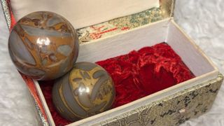 Antiche sfere cinesi (Jaspe Paisaje)