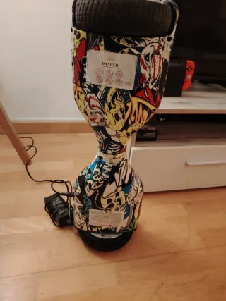 Hoverboard eléctrico con diseño comico