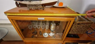 Mueble salón y mesa 4 sillas, TV Sony opcional