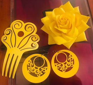 Conjunto Flamenco Amarillo