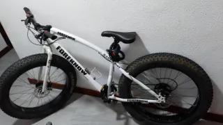 Bicicleta Fat Bike Blanca