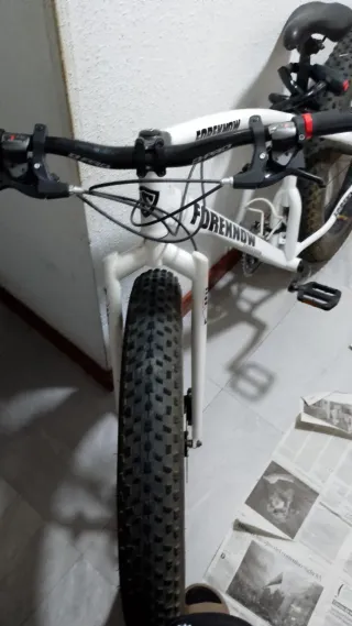 Bicicleta Fat Bike Blanca