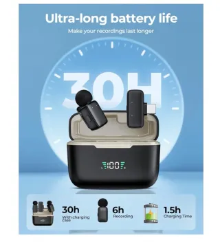 Micrófono Inalámbrico Solapa iPhone/Android