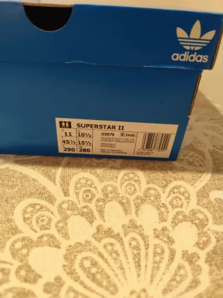 Zapatillas Adidas Superstar II Talla 45