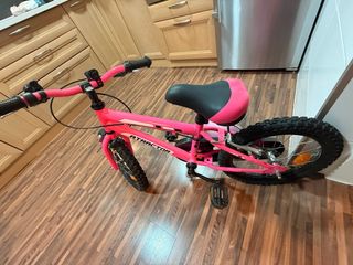 Bicicleta Niña Rosa Atractor