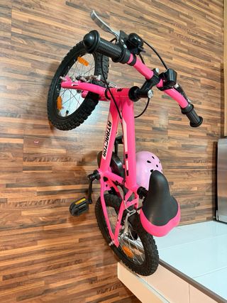 Bicicleta Niña Rosa Atractor