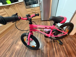 Bicicleta Niña Rosa Atractor