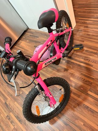 Bicicleta Niña Rosa Atractor