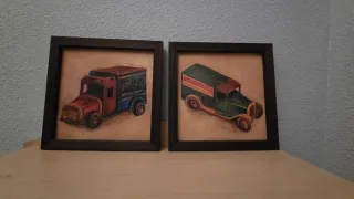 Cuadros decorativos de camiones antiguos