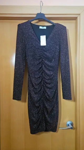 Vestido Mango fiesta brillante