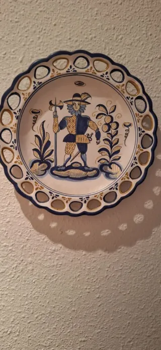 Set 3 Platos Cerámica Talavera