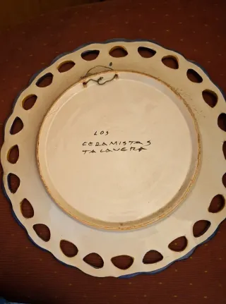 Set 3 Platos Cerámica Talavera