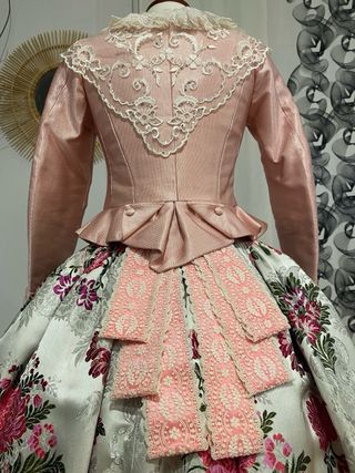 Copriño Fallera Niña Rosa