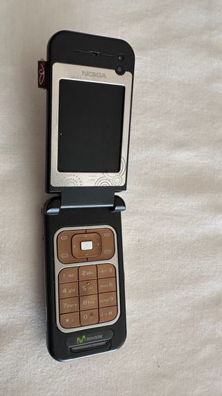 Teléfono Móvil Nokia 7390 Luxe Negro/Dorado