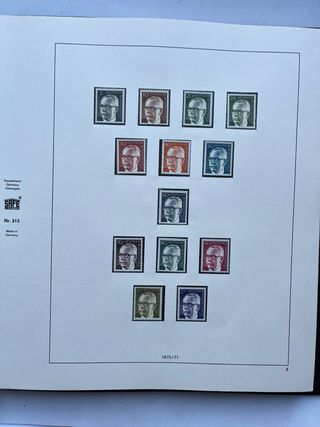 Álbum Sellos Alemania BRD 1960/77 Nuevos MNH