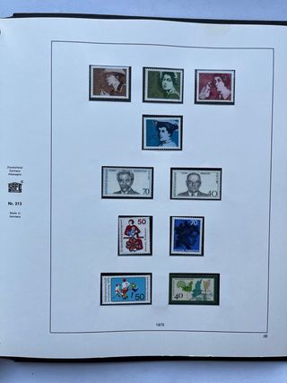 Álbum Sellos Alemania BRD 1960/77 Nuevos MNH