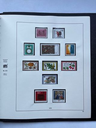 Álbum Sellos Alemania BRD 1960/77 Nuevos MNH