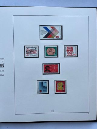 Álbum Sellos Alemania BRD 1960/77 Nuevos MNH