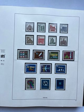 Álbum Sellos Alemania BRD 1960/77 Nuevos MNH
