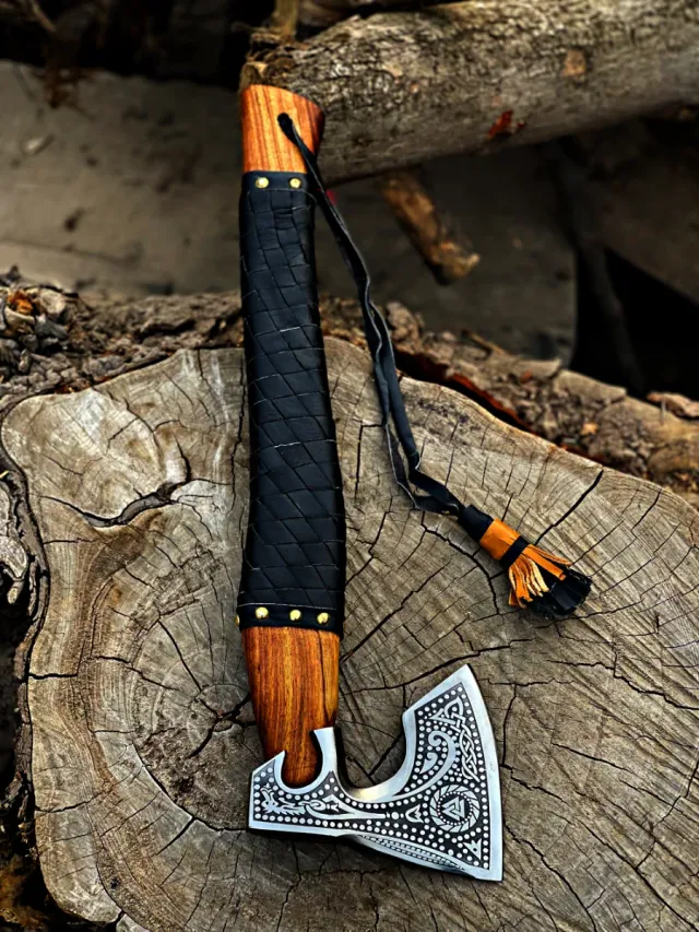 Hacha Vikinga Forjada a Mano.regalo