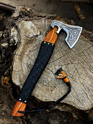 Hacha Vikinga Forjada a Mano.regalo